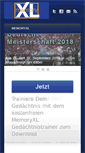 Mobile Screenshot of memoryxl.de